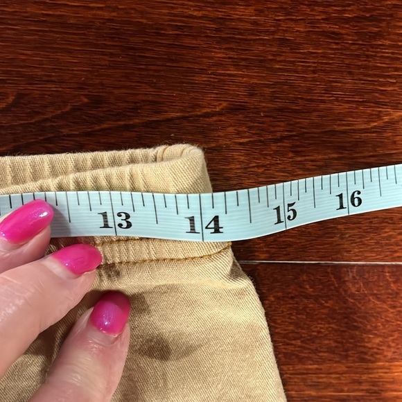 Denim & Co Womens Khaki Pants 16 Tan Pull-On Stretch Waist Back Pockets NWOT - Picture 8 of 10